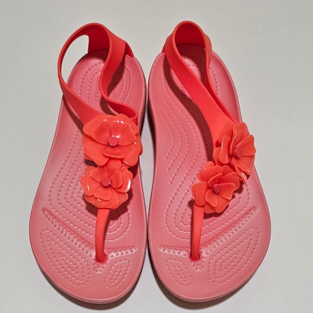 Pink Floral Sandals